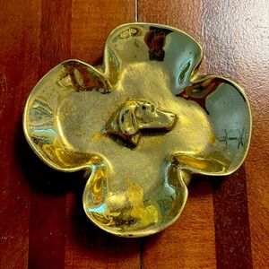 Virginia Metal Crafters Vintage Brass Ashtray